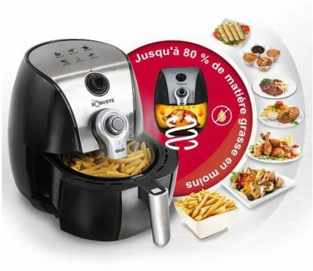 Robuste Friteuse Électrique Sans Huile - Air Fryer - 3.2 Litres - 1500 Watts - مقلاة هوائية SASHOPDZ Robuste Friteuse Électrique Sans Huile - Air Fryer - 3.2 Litres - 1500 Watts - مقلاة هوائية SASHOPDZ
